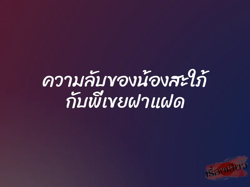 ความลับของน้องสะใภ้ กับพี่เขยฝาแฝด