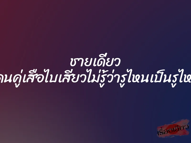 ชายเดี่ยว โดนคู่เสือไบเสียวไม่รู้ว่ารูไหนเป็นรูไหน