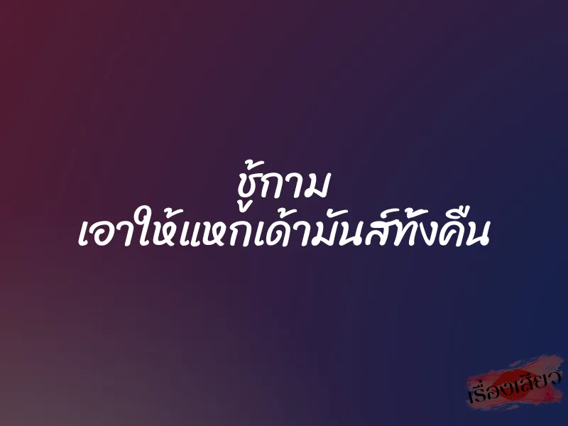 ชู้กาม เอาให้แหกเด้ามันส์ทั้งคืน