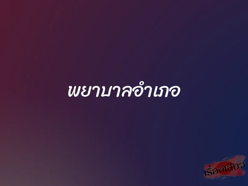 พยาบาลอำเภอ