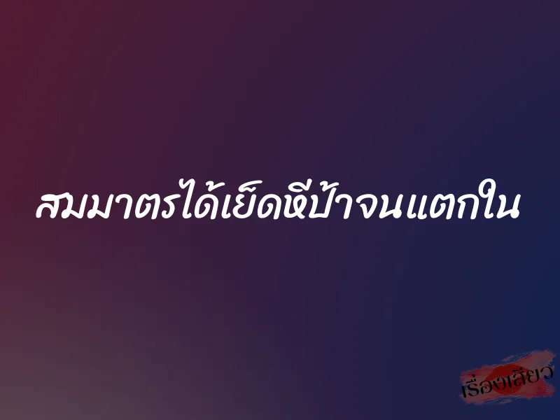 สมมาตรได้เย็ดหีป้าจนแตกใน