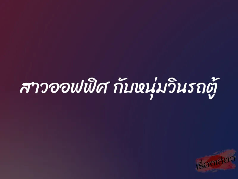 สาวออฟฟิศ กับหนุ่มวินรถตู้