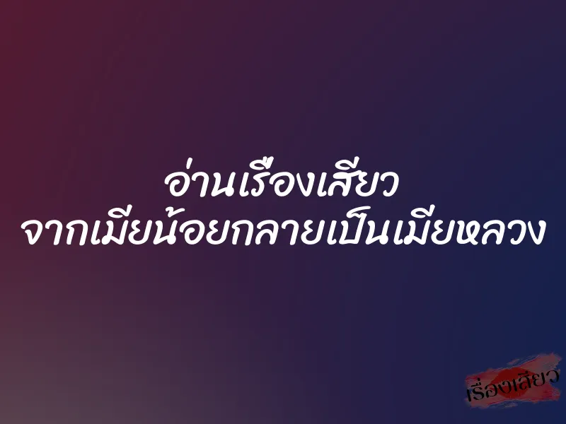 อ่านเรื่องเสียว จากเมียน้อยกลายเป็นเมียหลวง