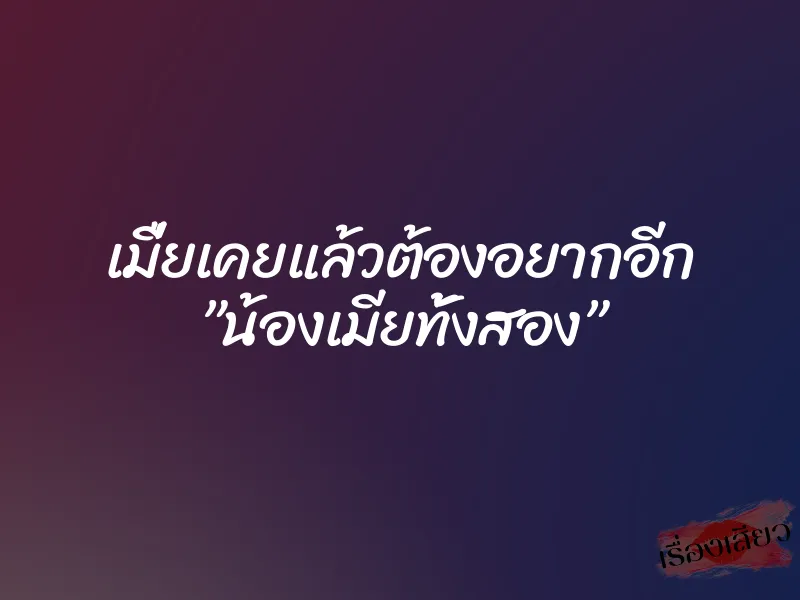 เมื่ยเคยแล้วต้องอยากอีก ”น้องเมียทั้งสอง”
