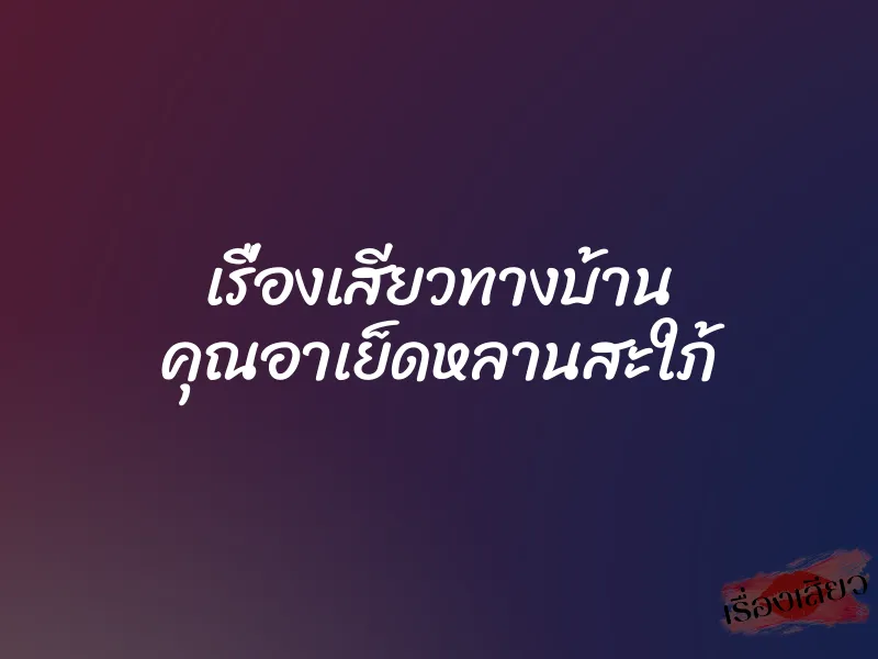 เรื่องเสียวทางบ้าน คุณอาเย็ดหลานสะใภ้