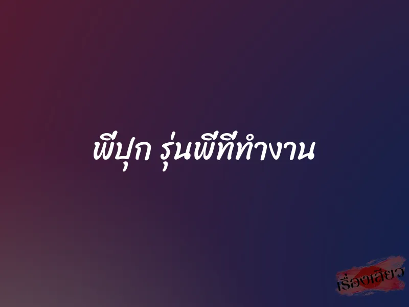 พี่ปุก รุ่นพี่ที่ทำงาน