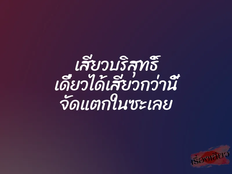 เสียวบริสุทธิ์ เดี๋ยวได้เสียวกว่านี้ จัดแตกในซะเลย