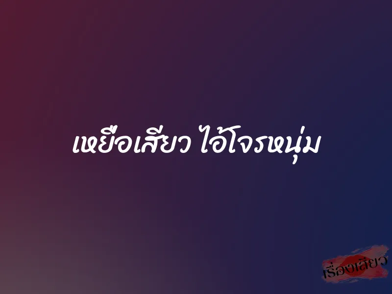 เหยื่อเสียว ไอ้โจรหนุ่ม