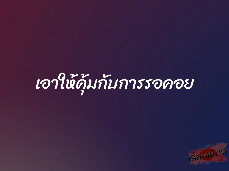 เอาให้คุ้มกับการรอคอย