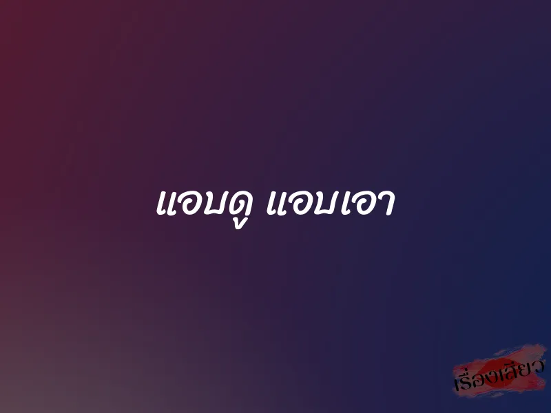 แอบดู แอบเอา