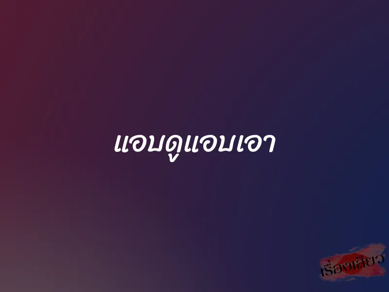 แอบดูแอบเอา