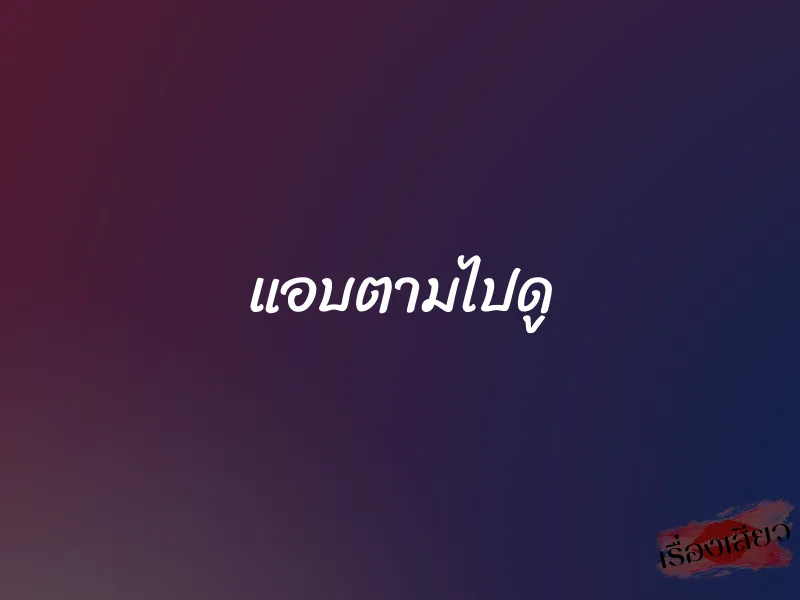 แอบตามไปดู