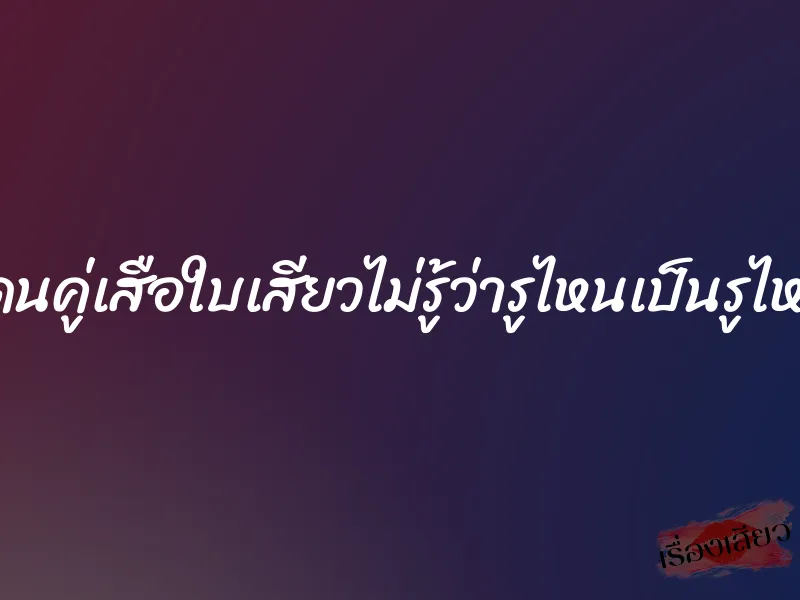 โดนคู่เสือใบเสียวไม่รู้ว่ารูไหนเป็นรูไหน