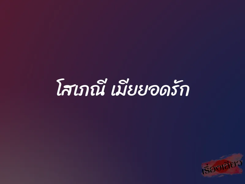 โสเภณี เมียยอดรัก