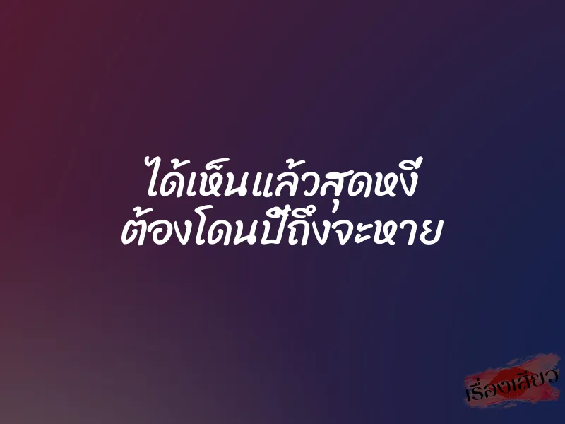 ได้เห็นแล้วสุดหงี่ ต้องโดนปี้ถึงจะหาย