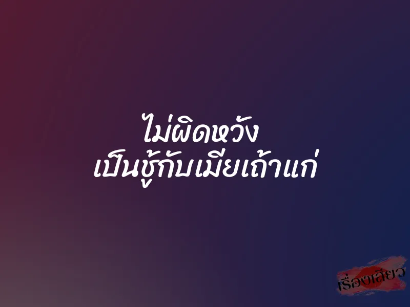 ไม่ผิดหวัง  เป็นชู้กับเมียเถ้าแก่