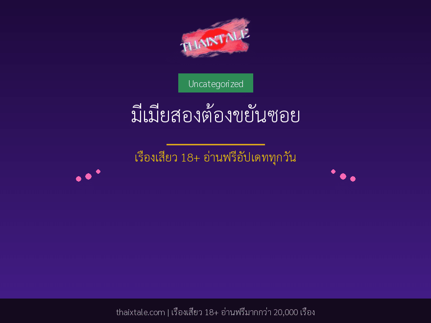 มีเมียสองต้องขยันซอย 1 มีเมียสองต้องขยันซอย